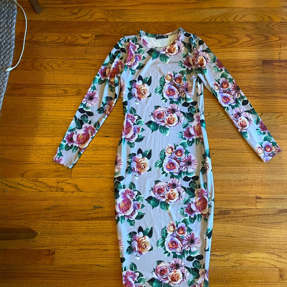 Zara floral bodycon